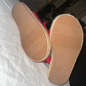 Girls red GAP sandals